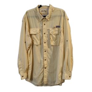 Bimini Bay Outfitters Fishing Shirt Men's XL UPF 50+ Mesh Outdoor Sports Boating